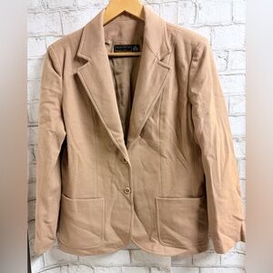 Vintage Classic Women's Camel Wool 3 Piece Suit